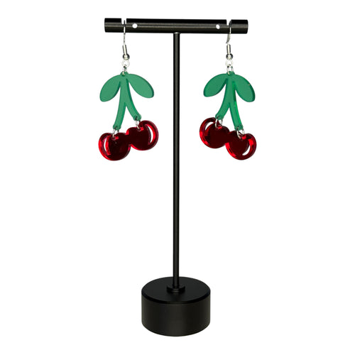 Cherry Mirrored Earrings