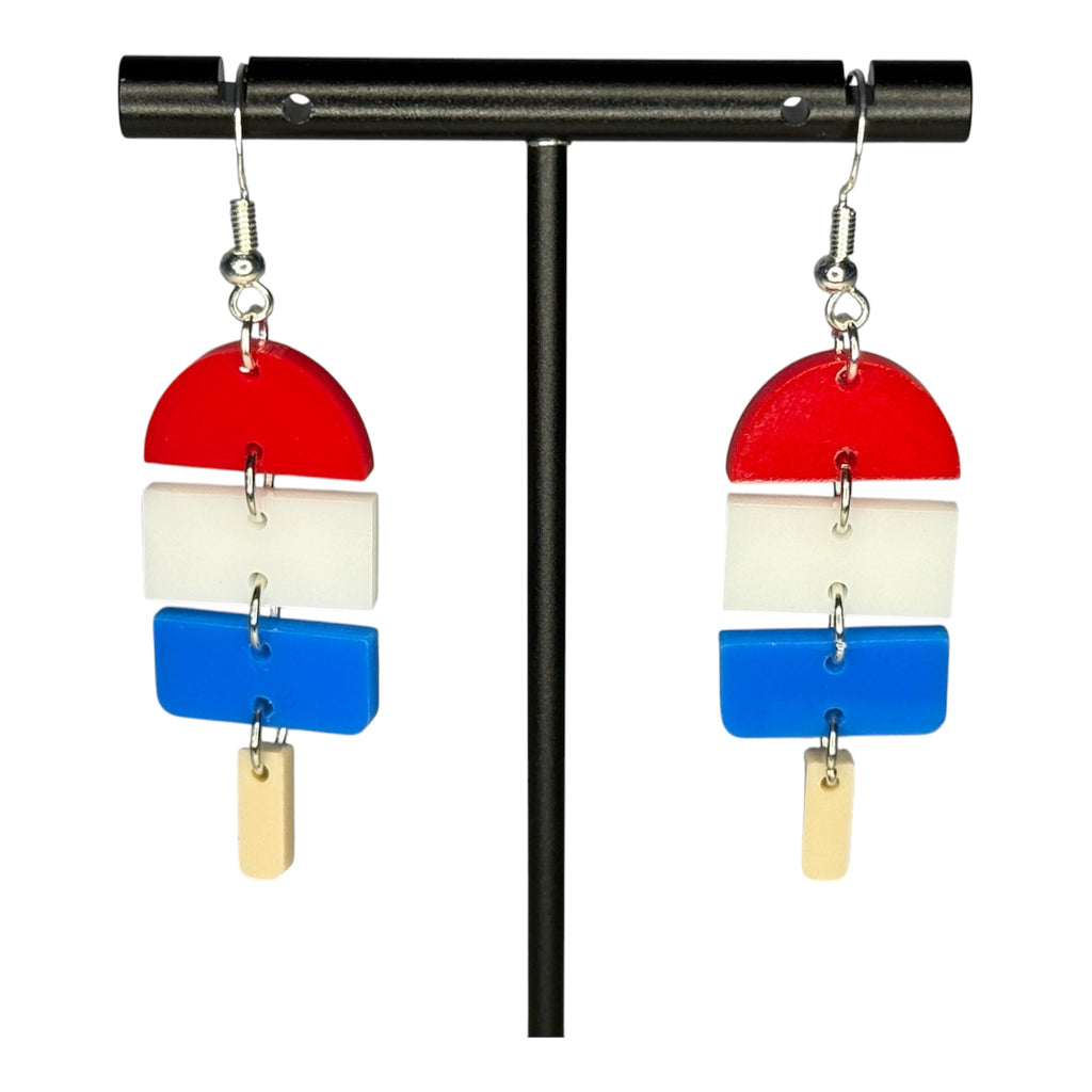 Firecracker Popsicle Earrings