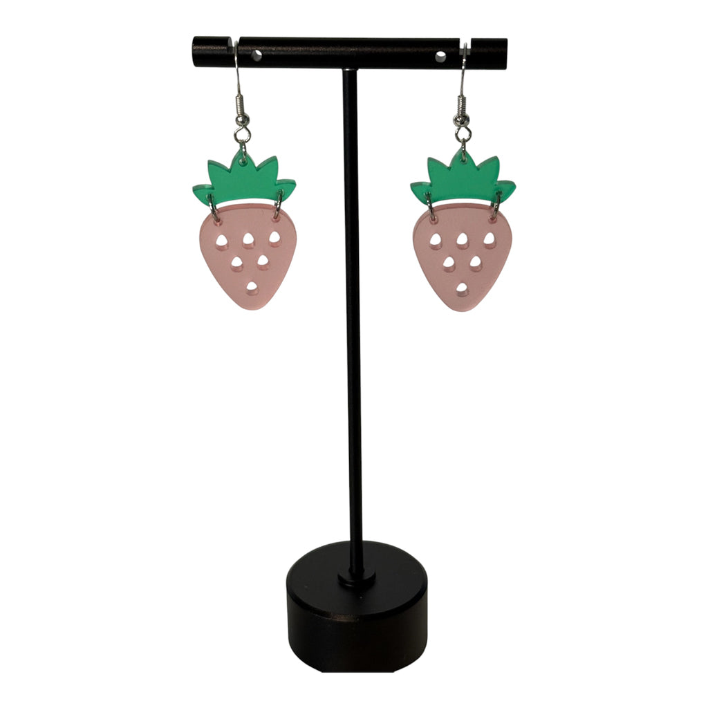 Strawberry Frosted Earrings