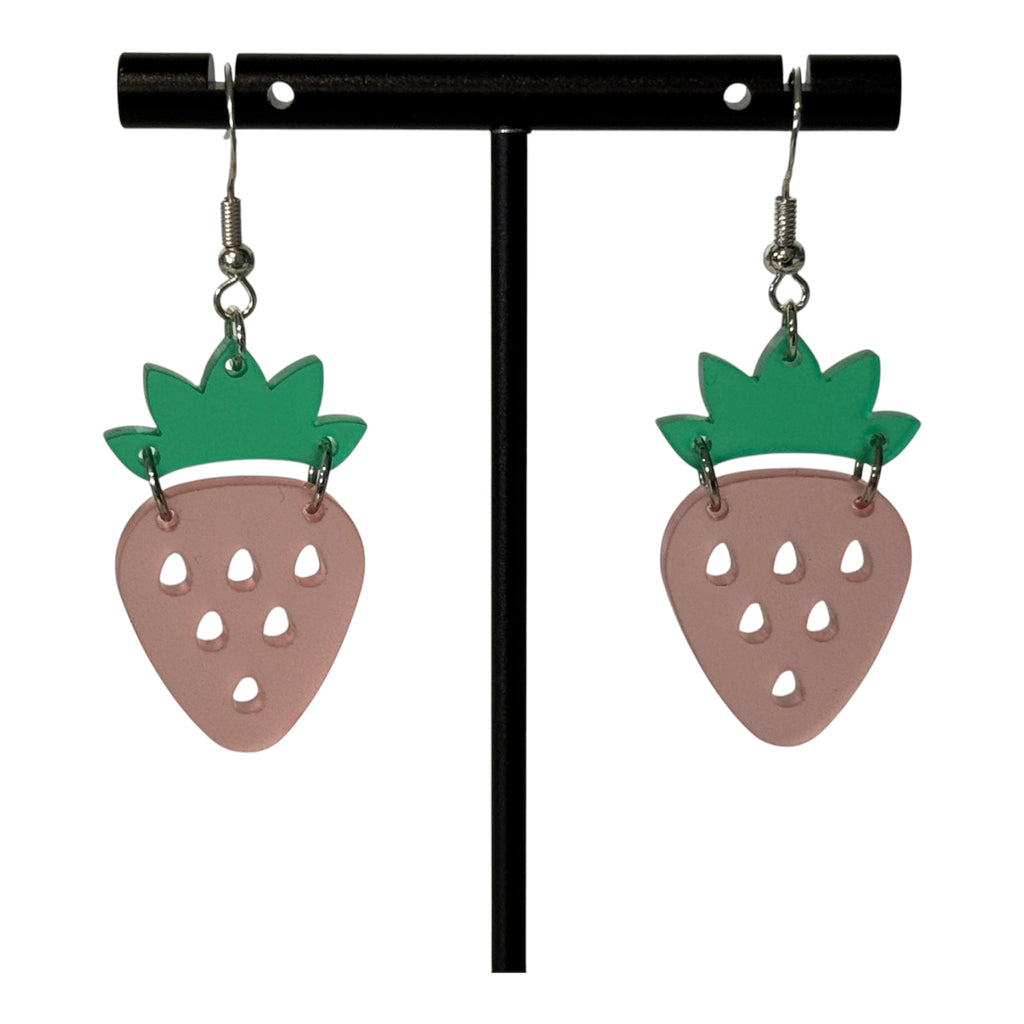 Strawberry Frosted Earrings