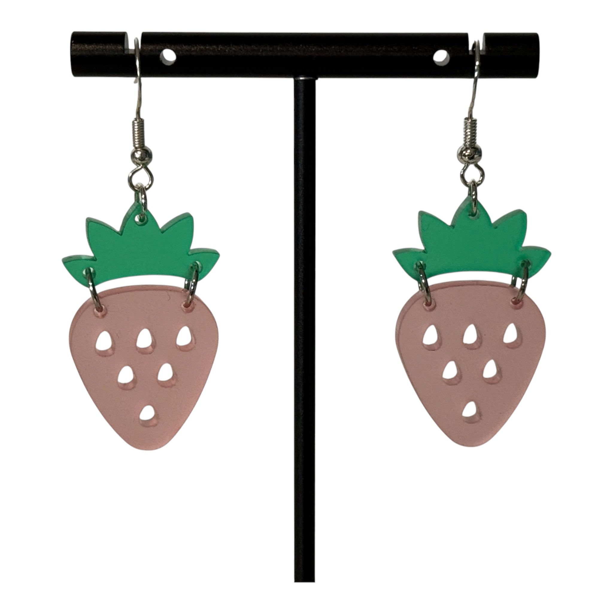 Strawberry Frosted Earrings