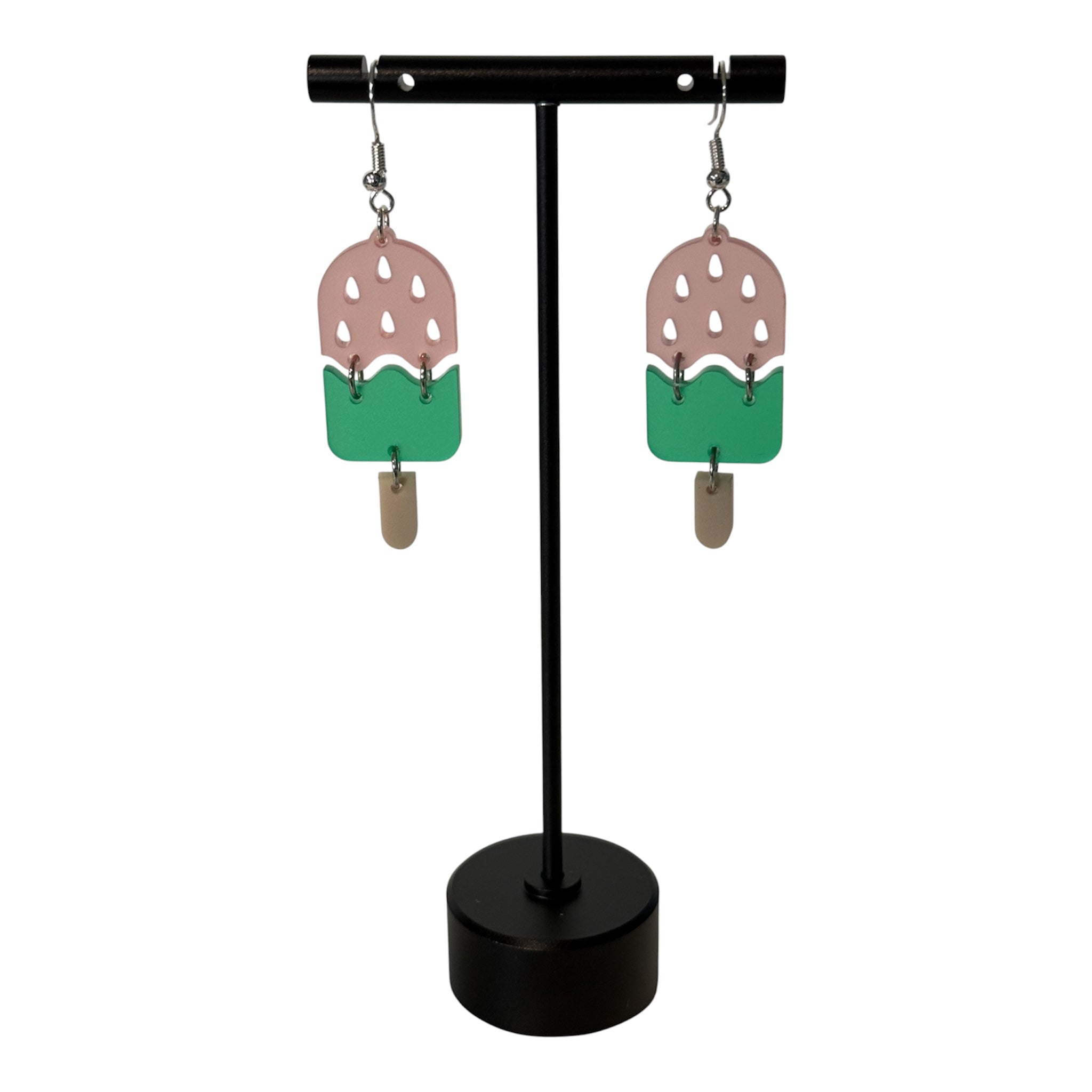 Strawberry Popsicle Earrings